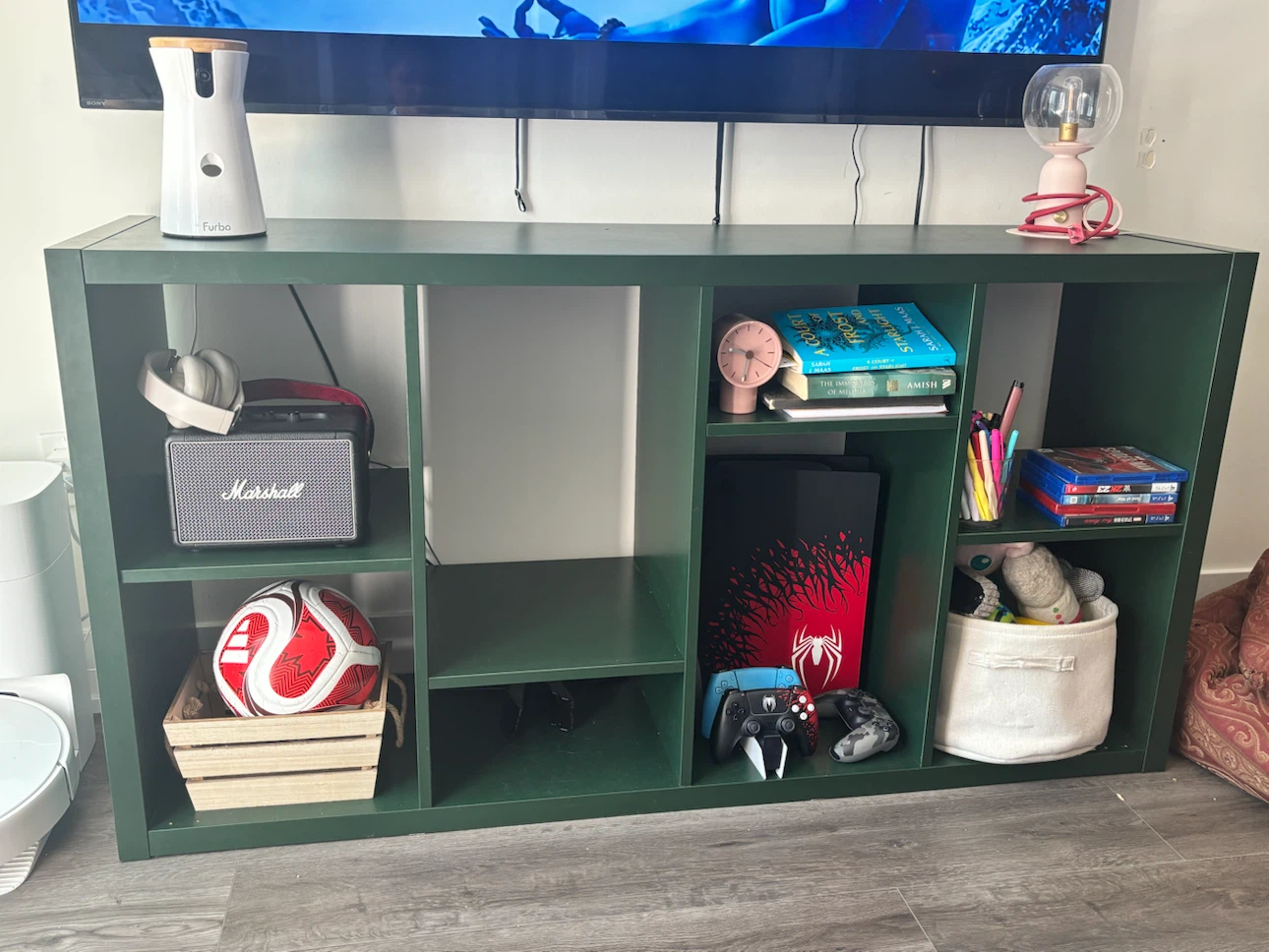 IKEA KALLAX Shelf Unit - Dark Green