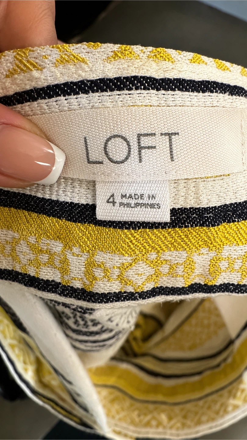 Loft Women's Patterned Shorts Size 4 - photo 5