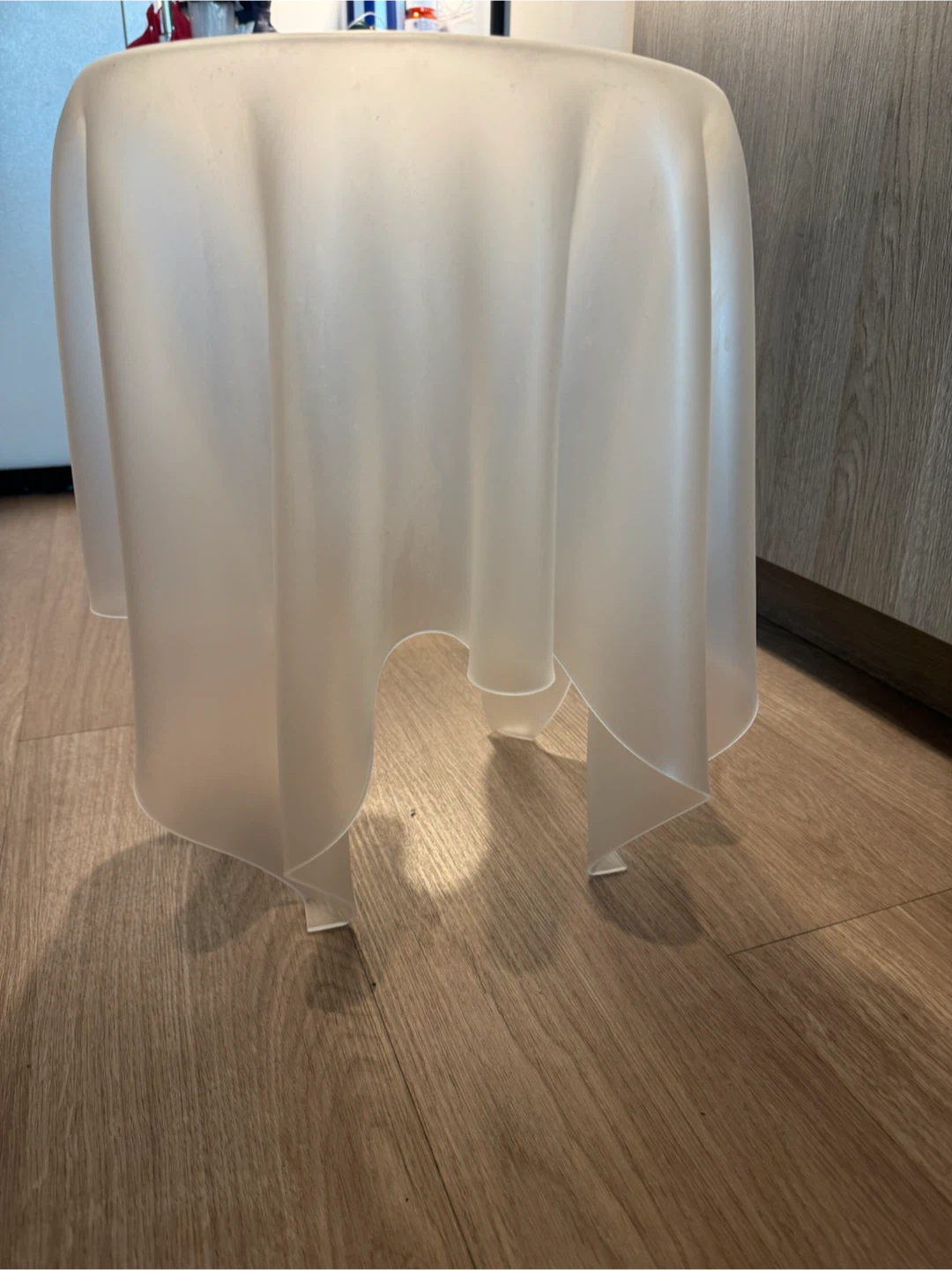 Essey Illusion table by John Brauer White Frosted Acrylic - photo 2