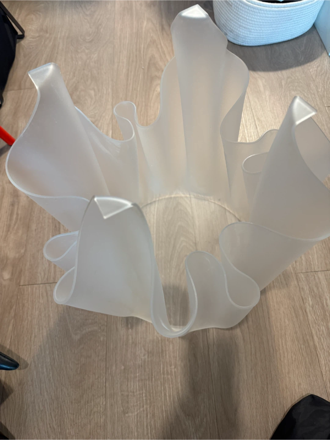 Essey Illusion table by John Brauer White Frosted Acrylic - photo 3