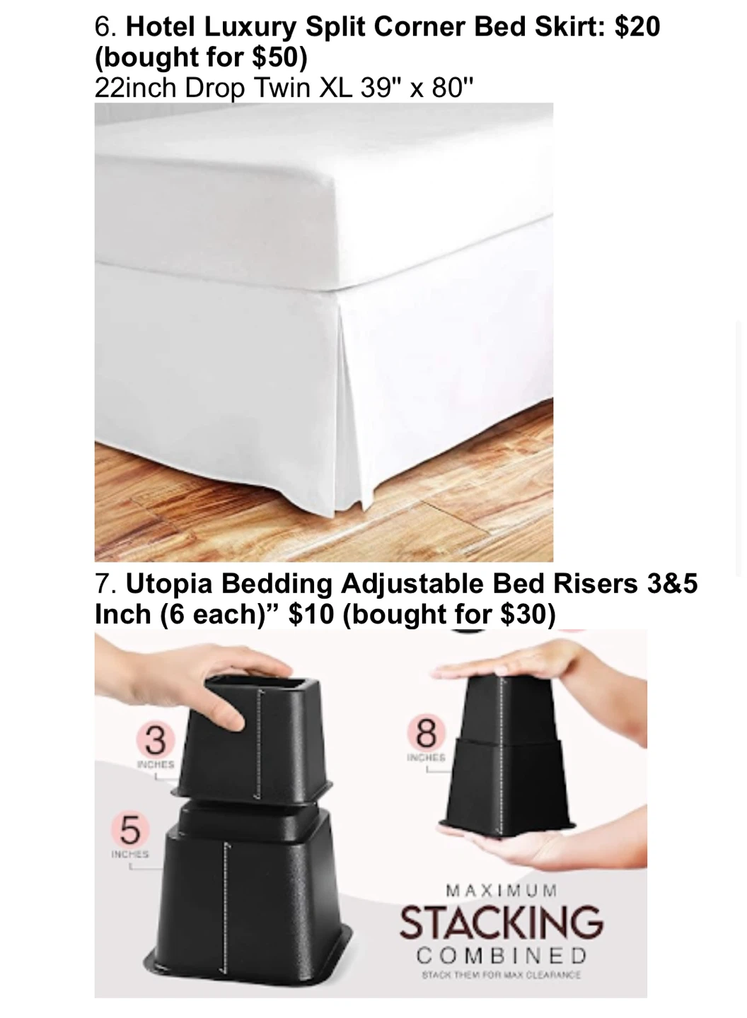 Mattress, Bed Frame, Bed Skirt, Bed Risers - photo 2