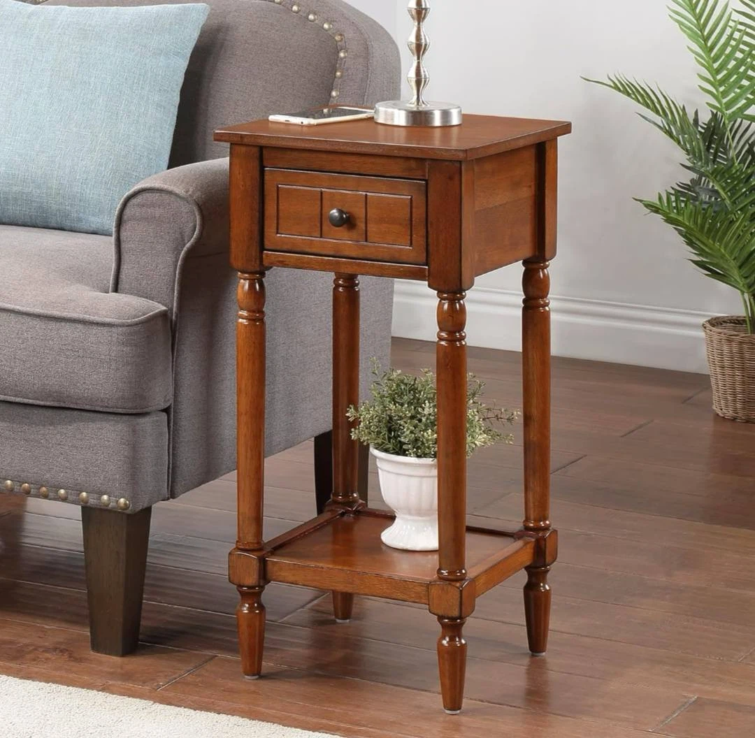 New Wooden End Table with drawers