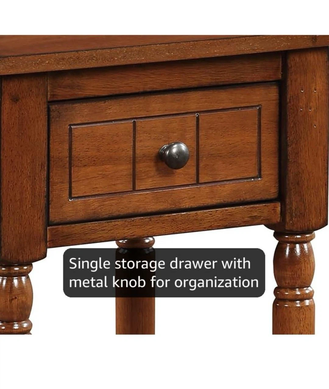 New Wooden End Table with drawers - photo 4