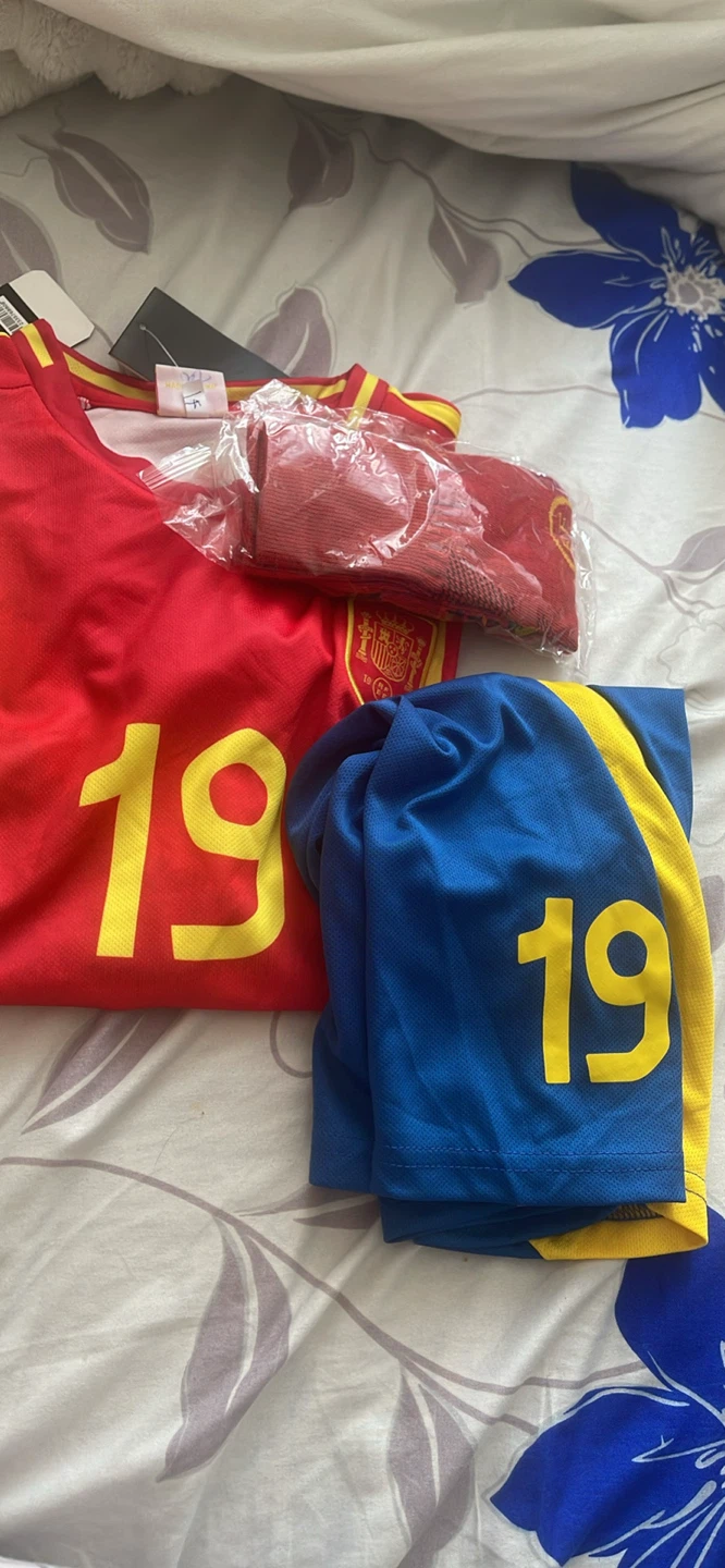 Kids Soccer Jersey and Shorts Set