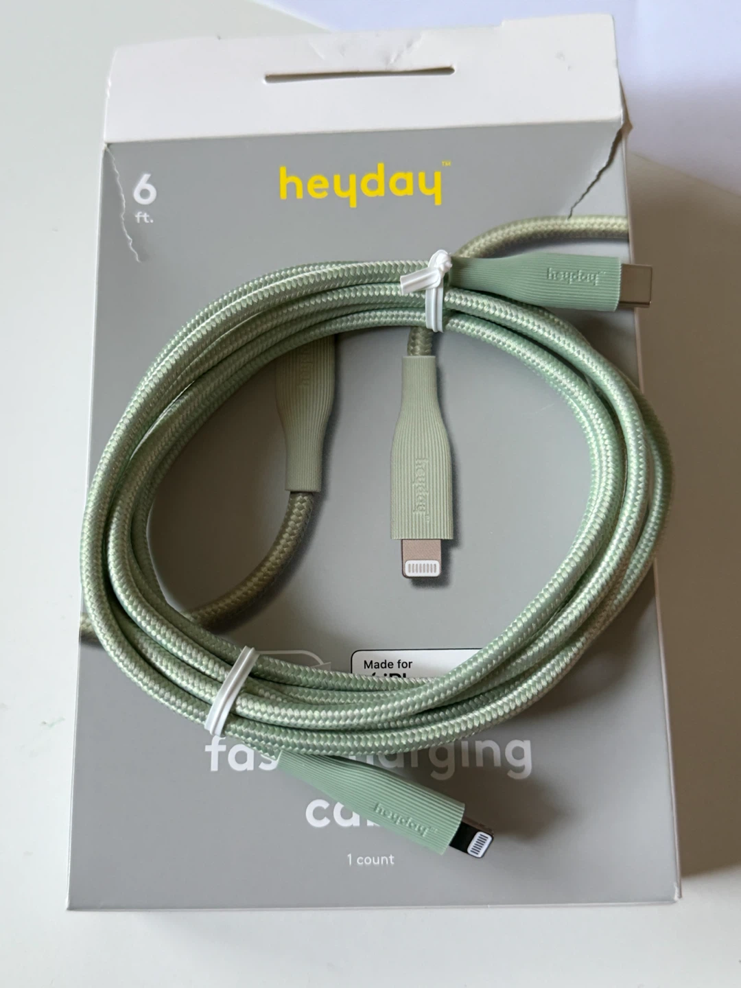 Heyday USB-C to Lightning Cable - 6 ft