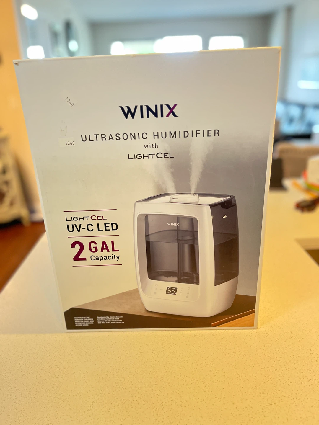 New sealed in box WINIX ultrasonic humidifier with lightcel