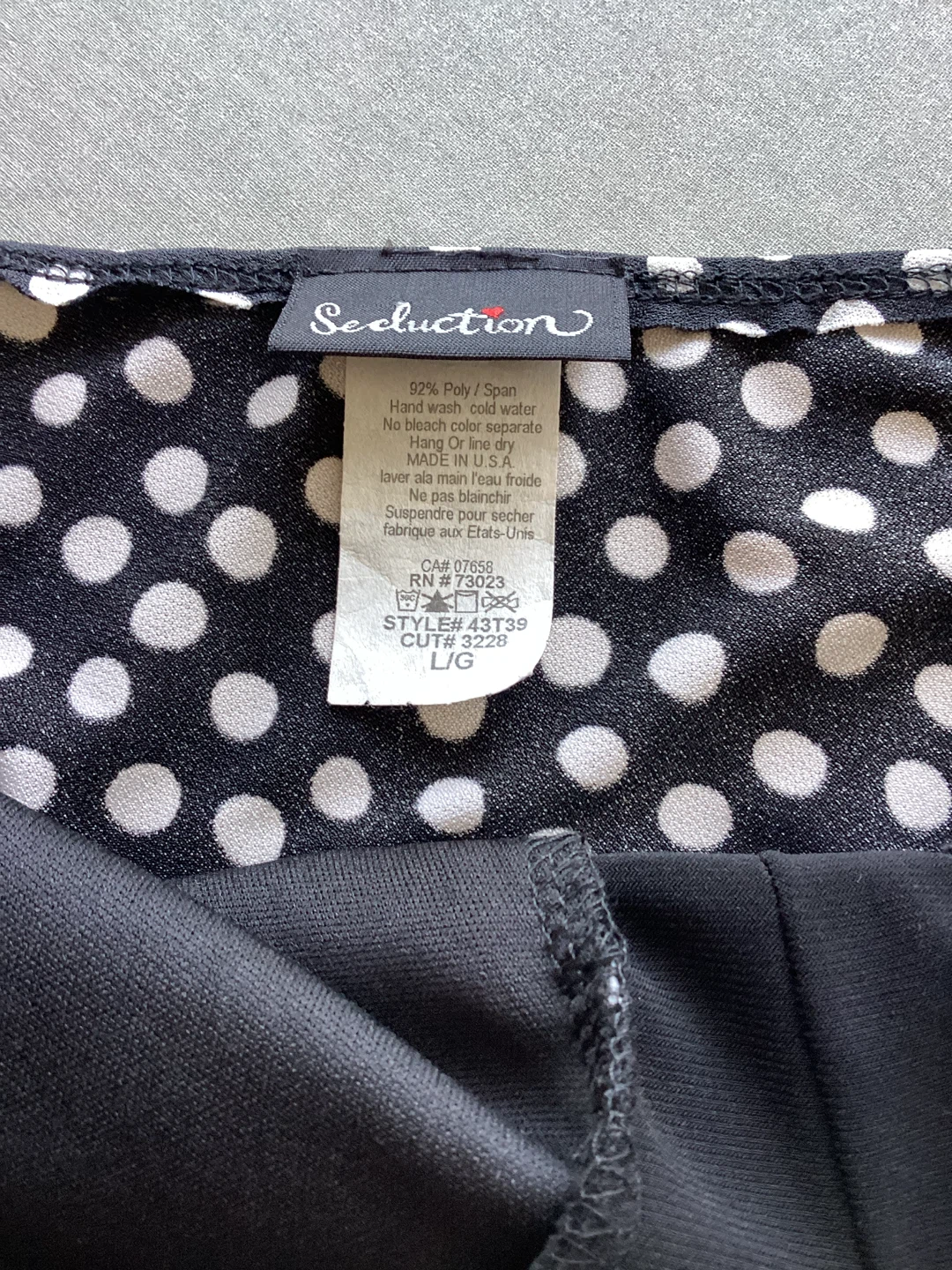 BLACK POLKA DOT HALTER TOP - photo 3