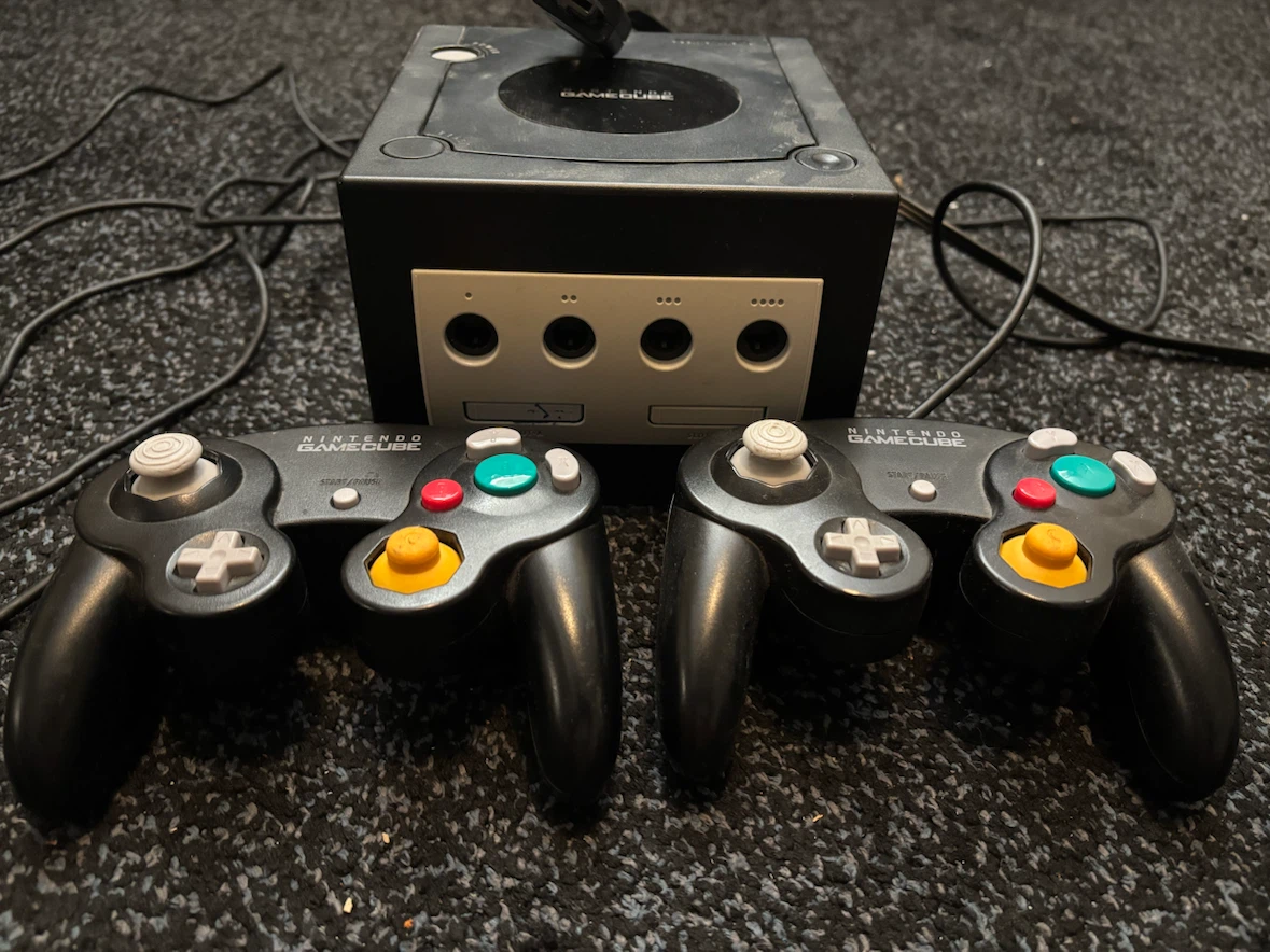 Nintendo GameCube Console with 2 Controllers