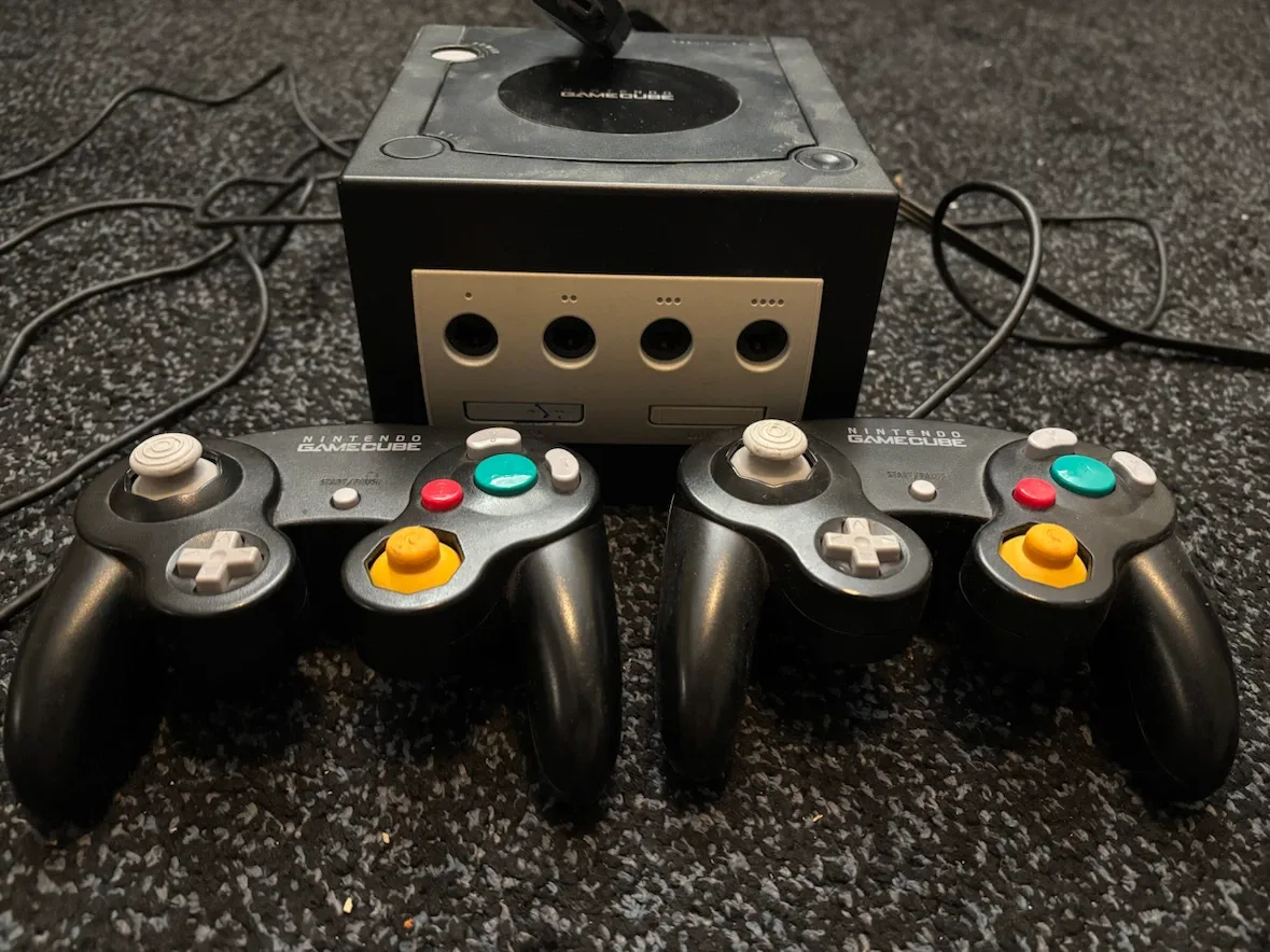 Nintendo GameCube Console with 2 Controllers