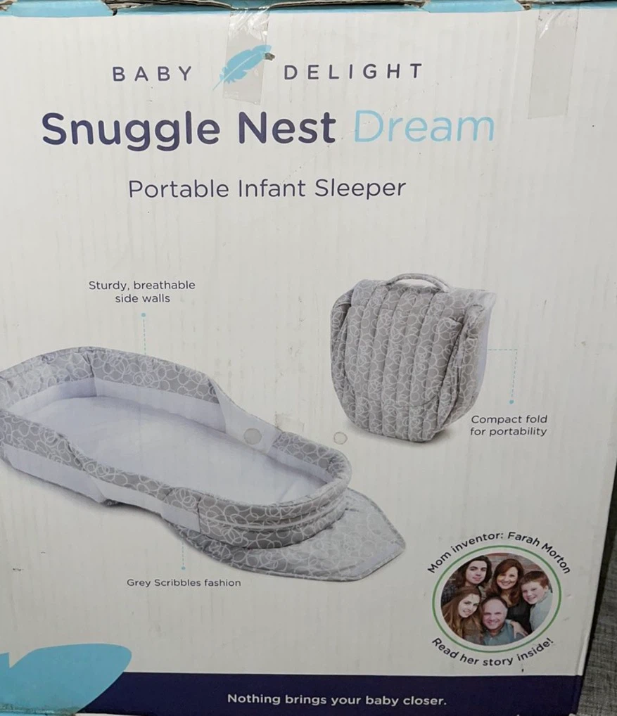 Baby Delight Snuggle Nest Dream Portable Infant Sleeper