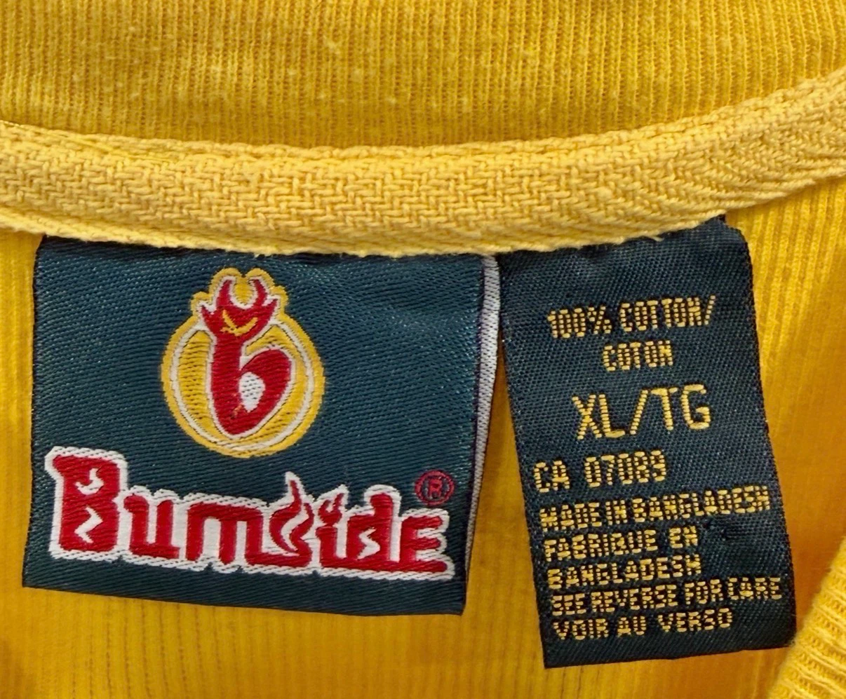 Women’s Yellow V-Neck T-Shirt (Burnside) (Size XL) - photo 3