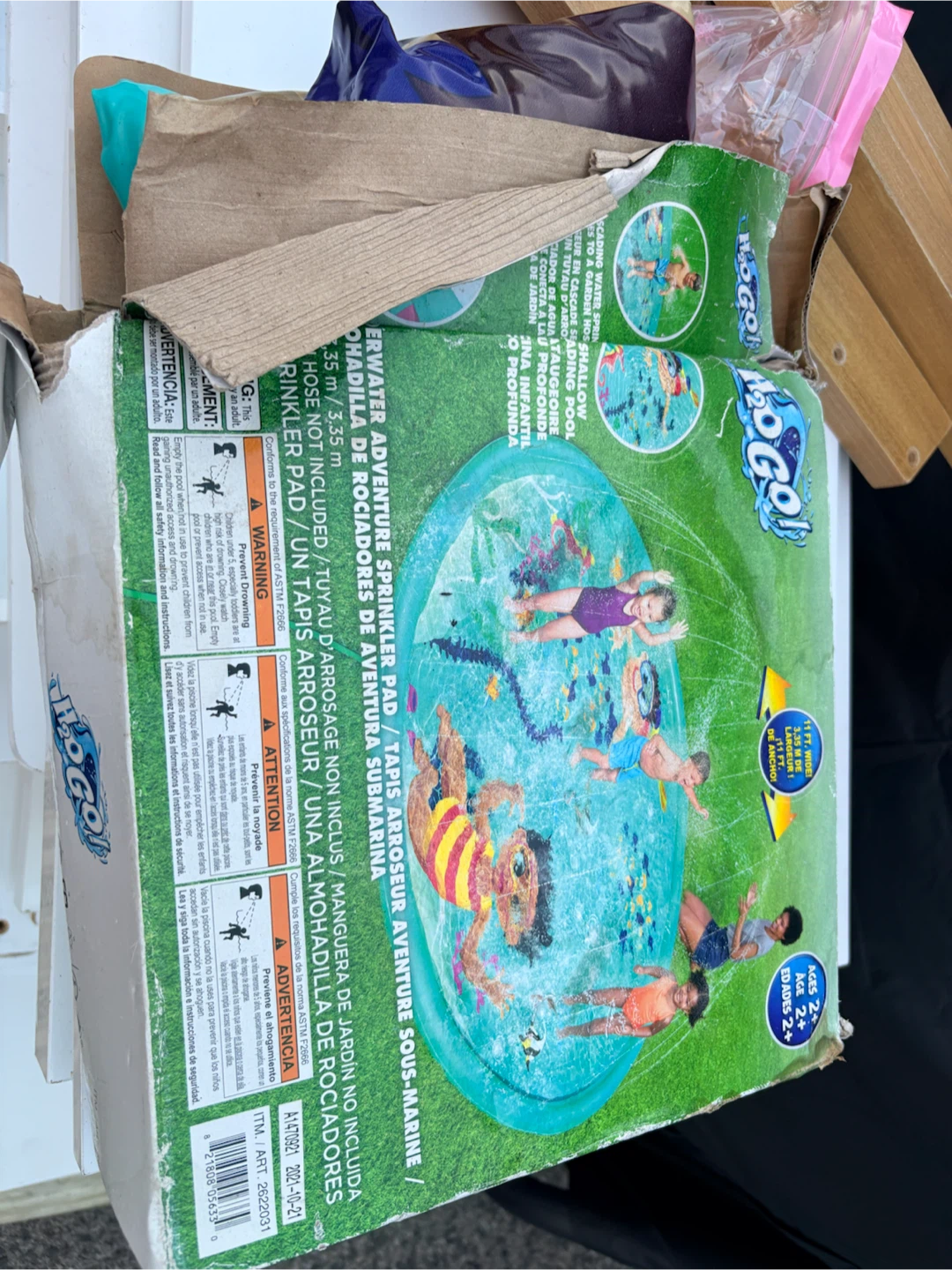 Bestway H2OGo! 11' Underwater Adventure Sprinkler Pad