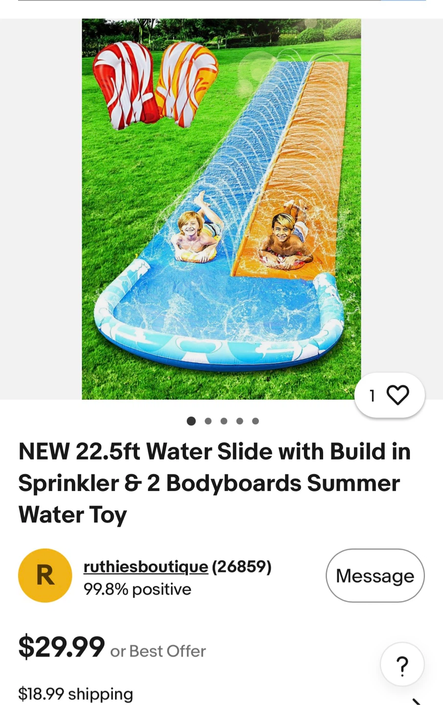 SLOOSH Cloud Water Slide 22.5ft - photo 2
