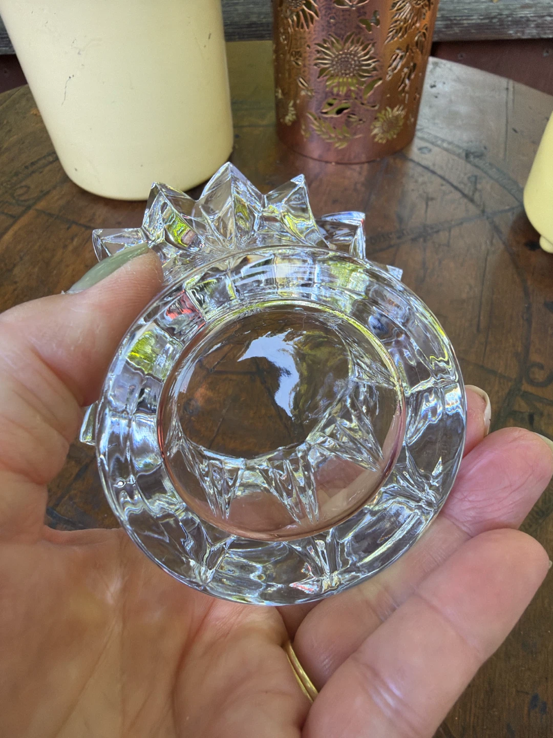 Mikasa Skyline Clear Lead Crystal Votive Holder - photo 3