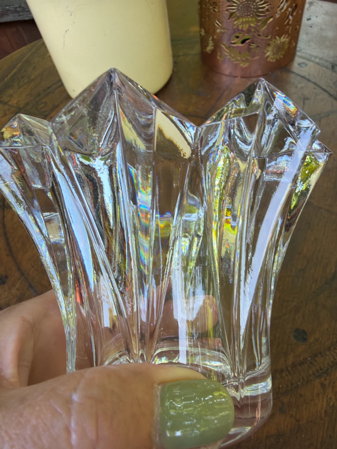 Mikasa Skyline Clear Lead Crystal Votive Holder - photo 4