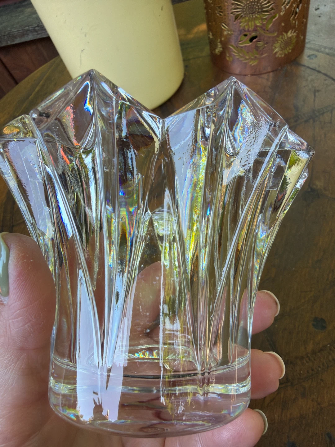 Mikasa Skyline Clear Lead Crystal Votive Holder - photo 5