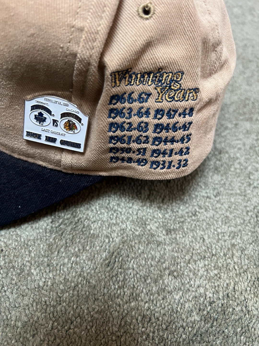 Maple Leaf Gardens 1931-1999 "Winning Years" Baseball Cap - photo 2