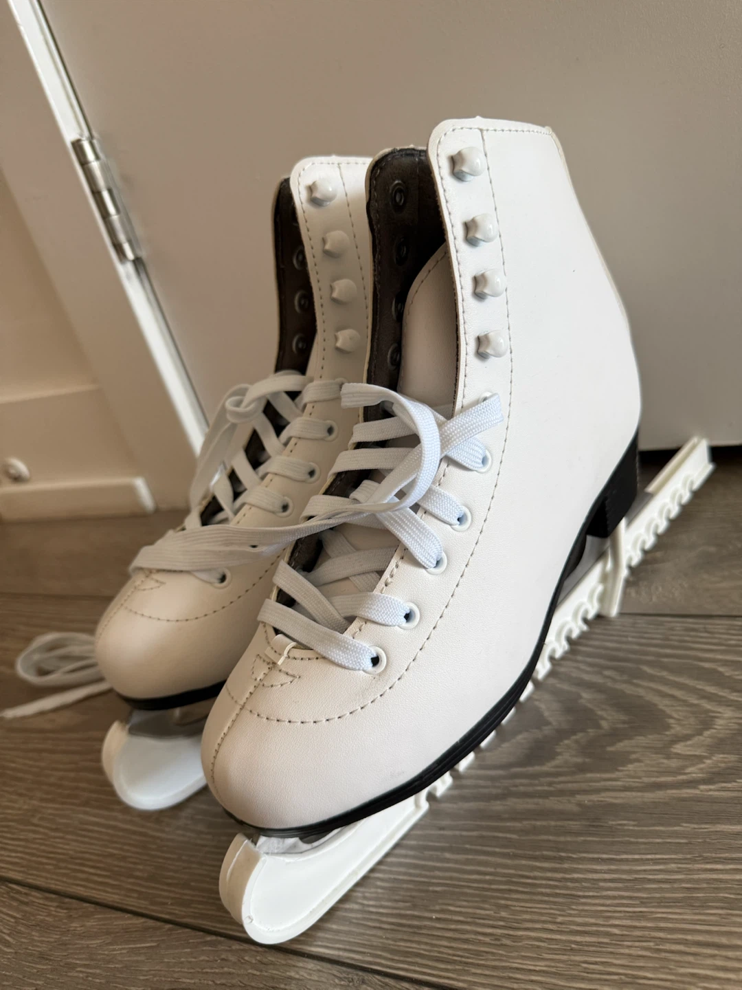 White Figure Ice Skates
