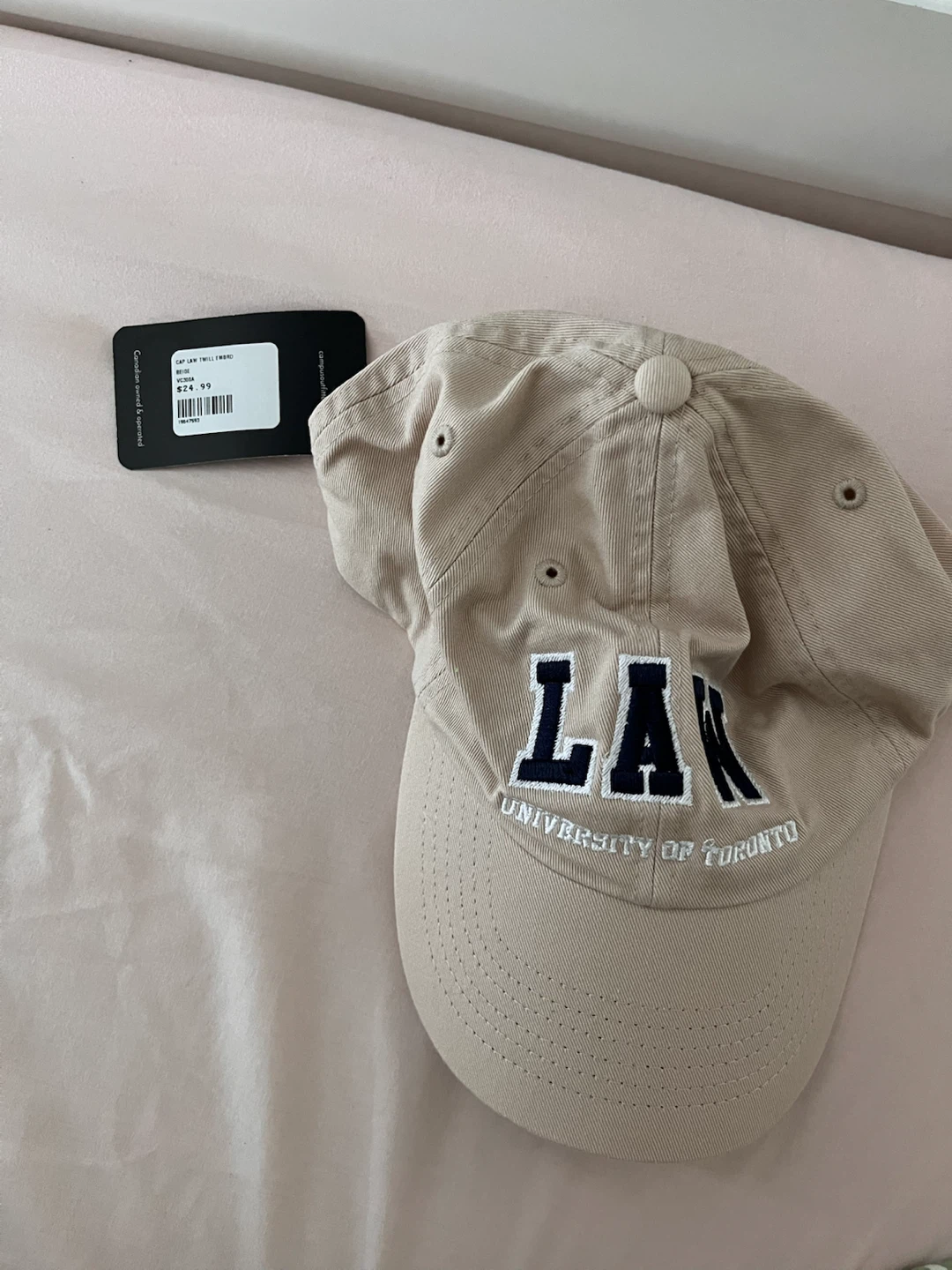 Brand new University of Toronto Cap - Beige