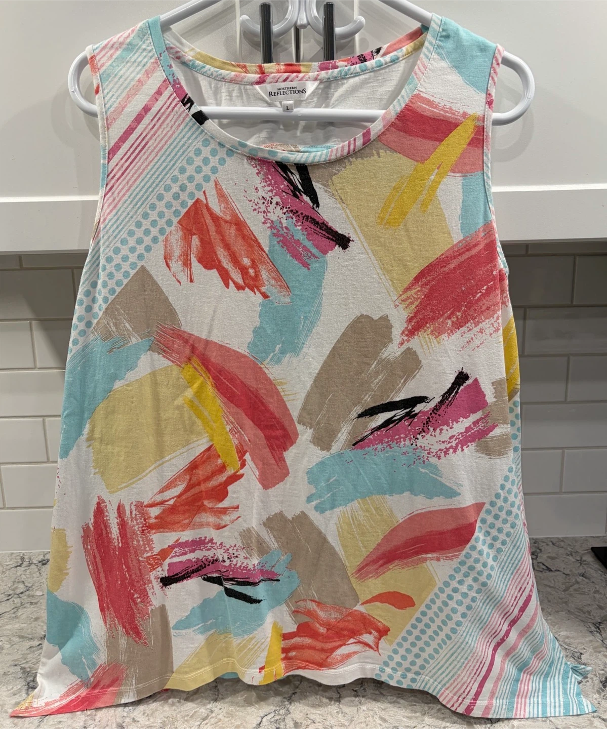 Women’s Northern Reflections Open Back Keyhole Tank Top