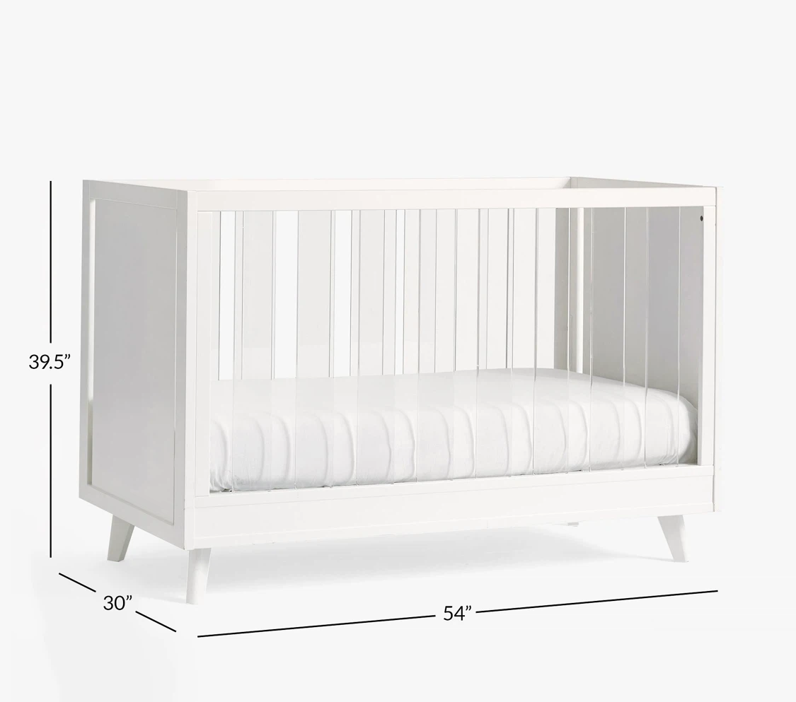 Pottery Barn Kids Crib - Simply White $1200 - photo 3