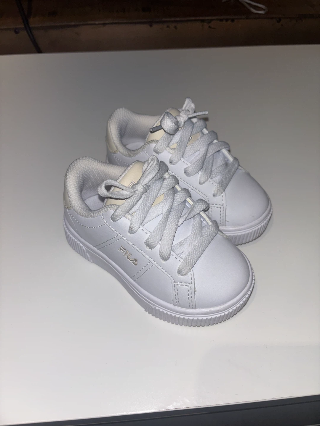 Fila Kids White Sneakers Size 7