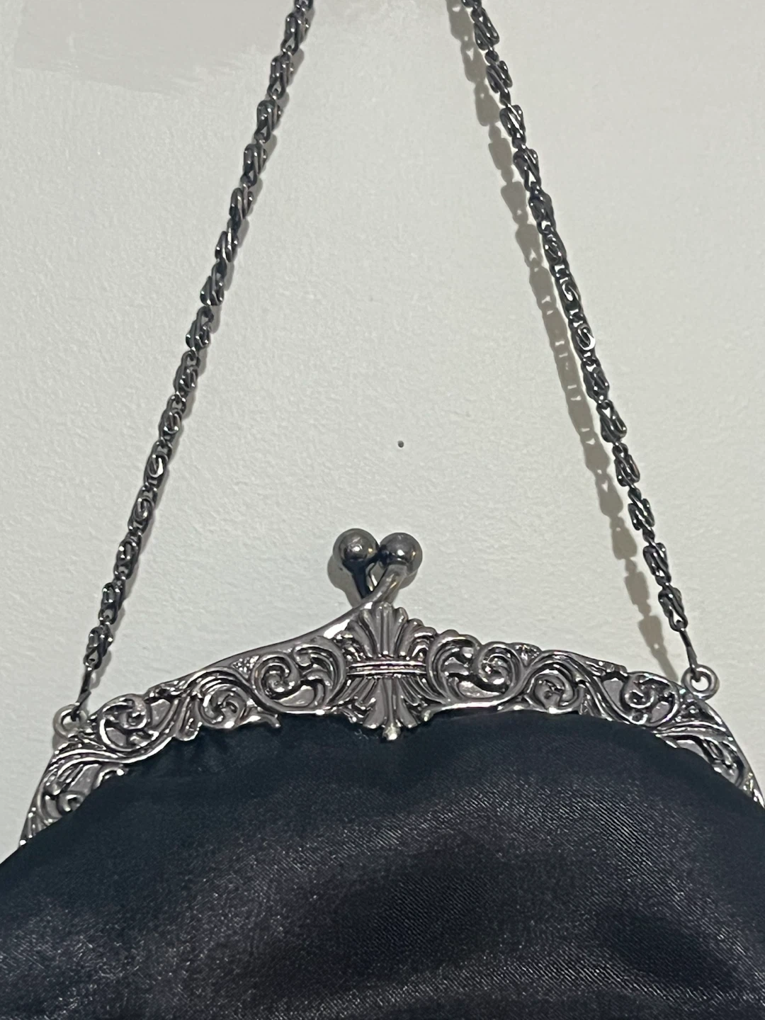 Vintage Black Mini Evening Bag - photo 4