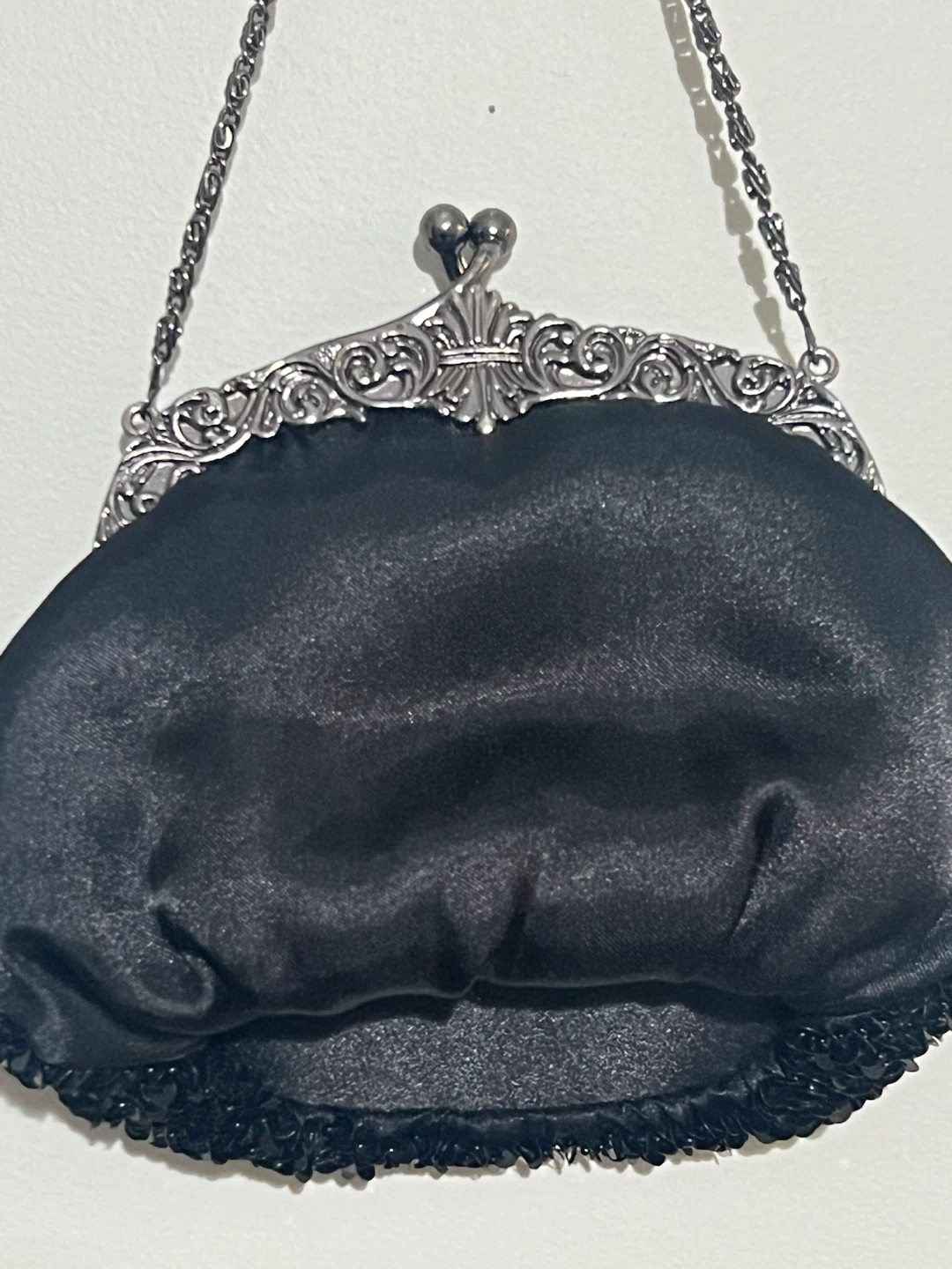 Vintage Black Mini Evening Bag - photo 5