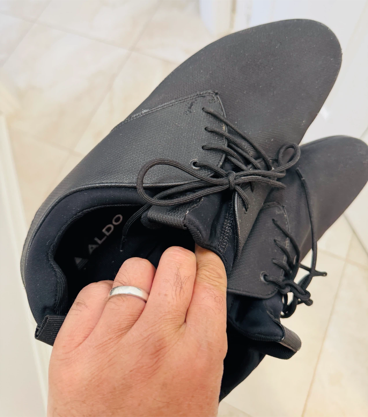 ALDO Men's Black Dress Shoes (size 13) - photo 4
