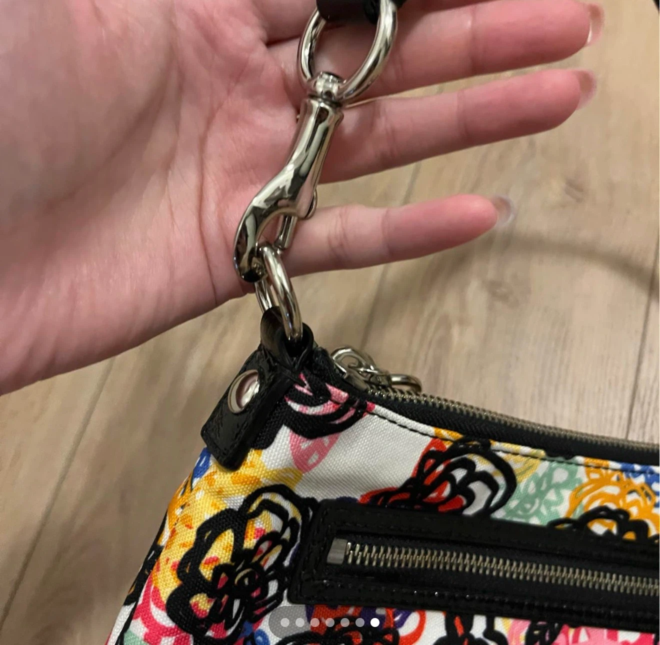 Coach Poppy Shoulder Bag - Multicolor Floral Print - photo 2