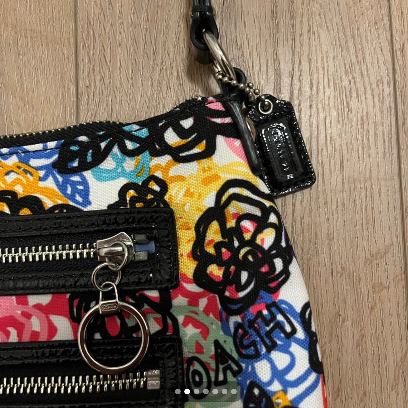 Coach Poppy Shoulder Bag - Multicolor Floral Print - photo 3