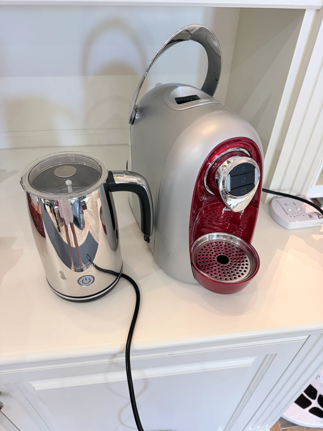 Nespresso Milk Frother and Coffee Machine