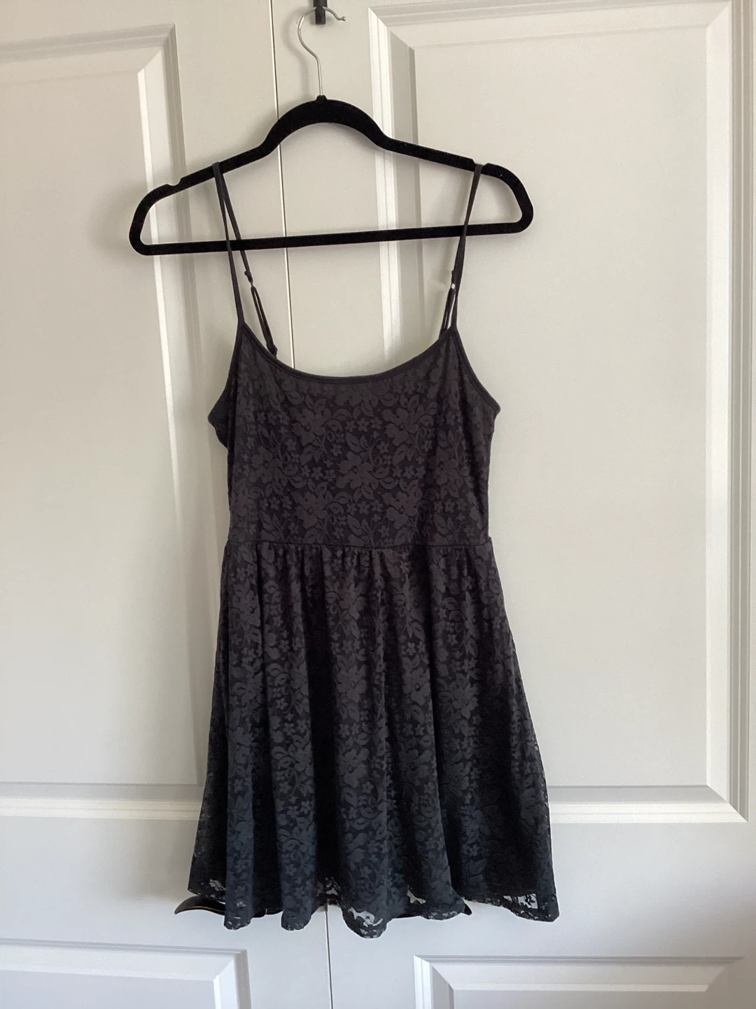 GARAGE BLACK LACE SUNDRESS