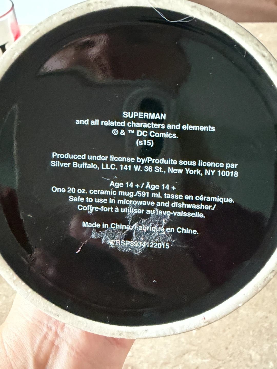 Superman Ceramic Mug 20 oz - photo 3