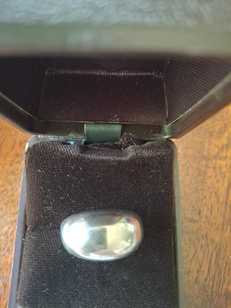 Silver dome ring (stamped 925) - photo 4