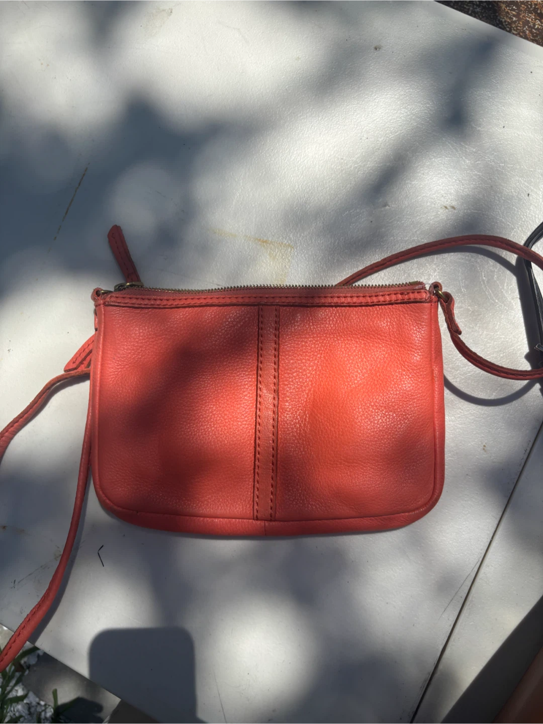 Fossil Coral Leather Clutch/Crossbody Bag - photo 2