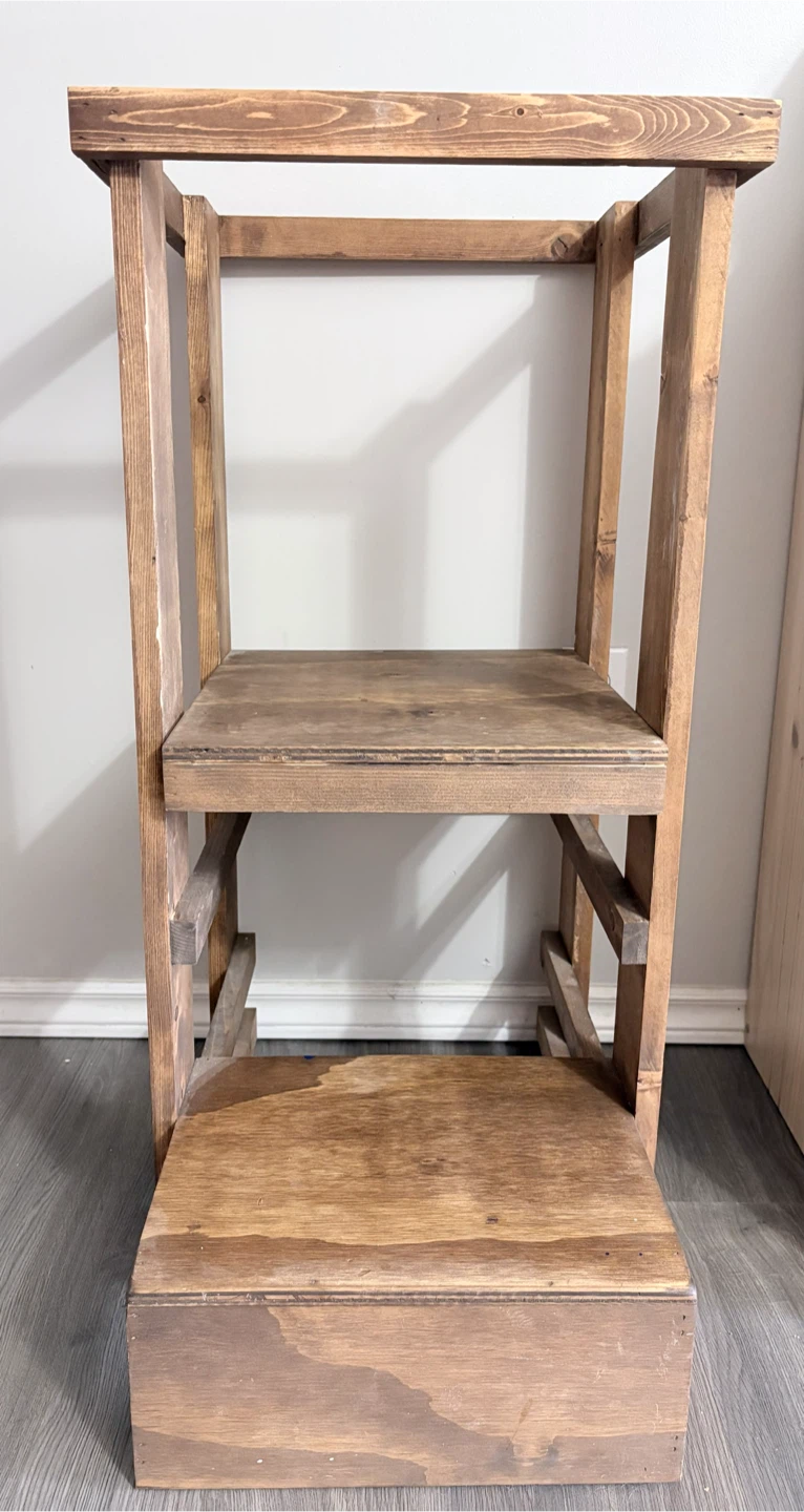 Wooden Kids Kitchen Step Stool - photo 2