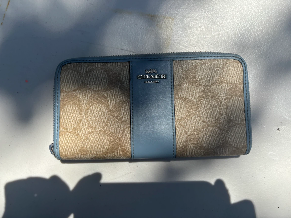 Coach Zip Around Wallet