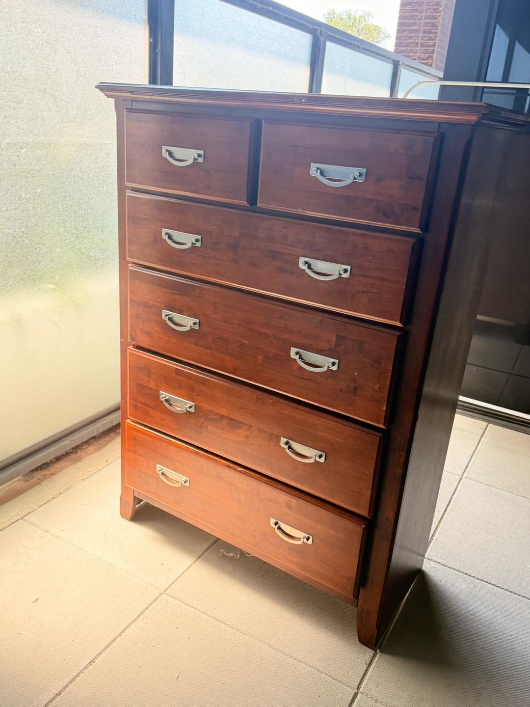 Solid Wood 6-Drawer Dresser - photo 2