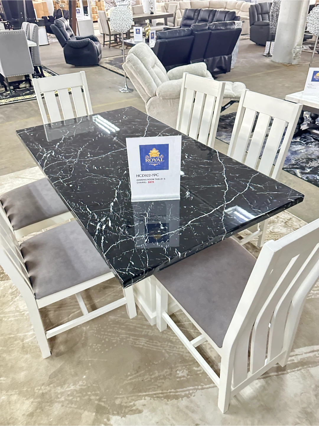 Royal Dining Table with 6 Chairs - photo 2