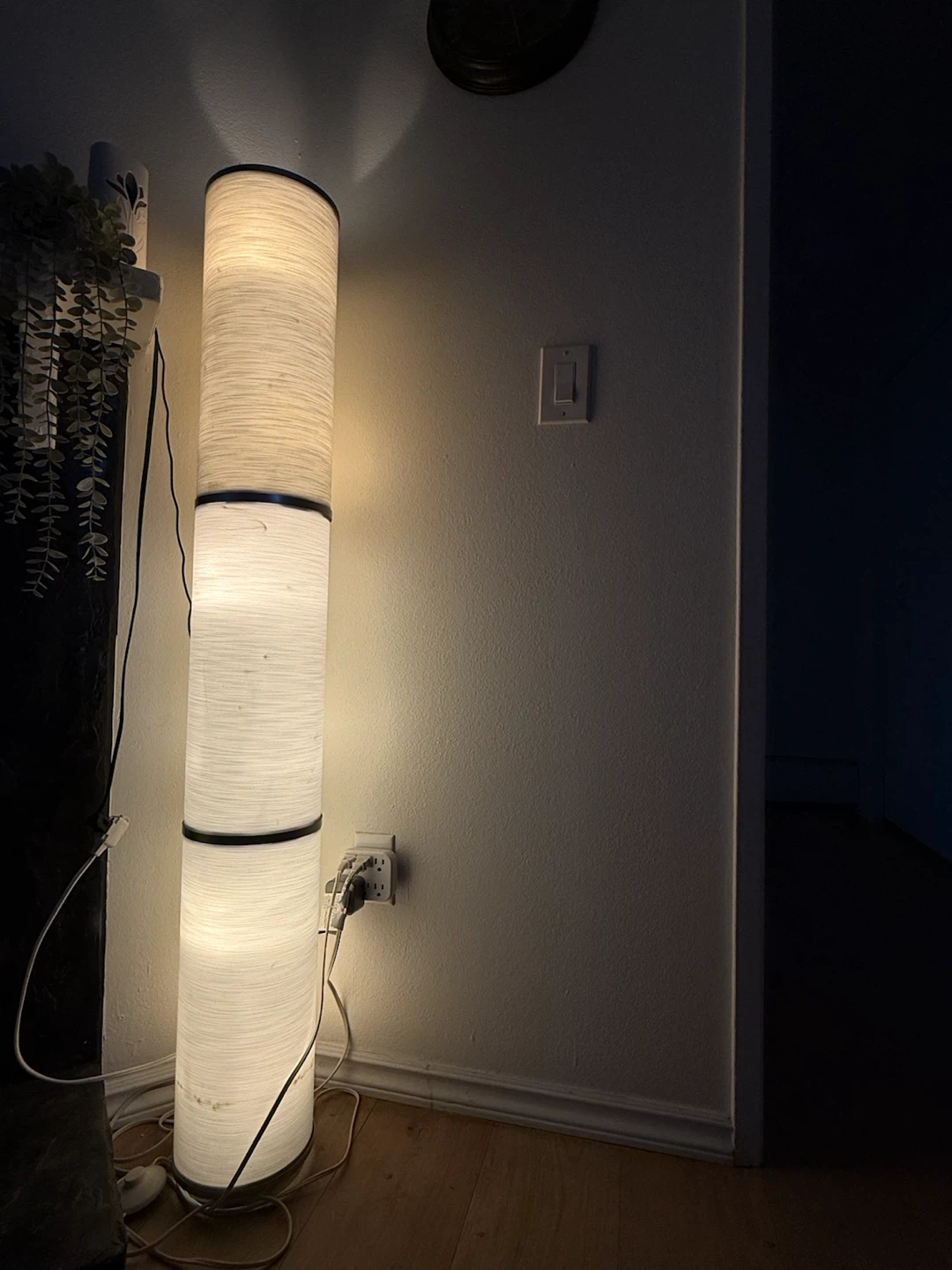 Tall Cylinder Floor Lamp