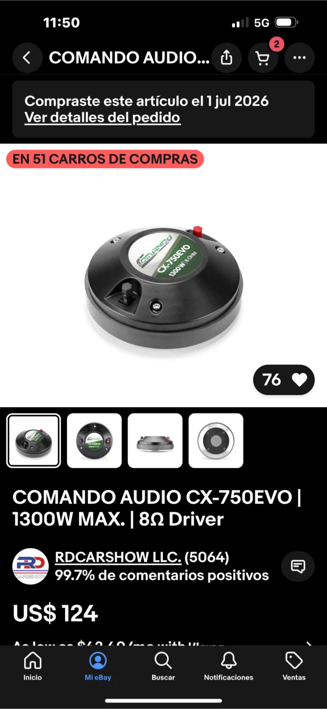 Chuchero 1600wat comando pro , - photo 3