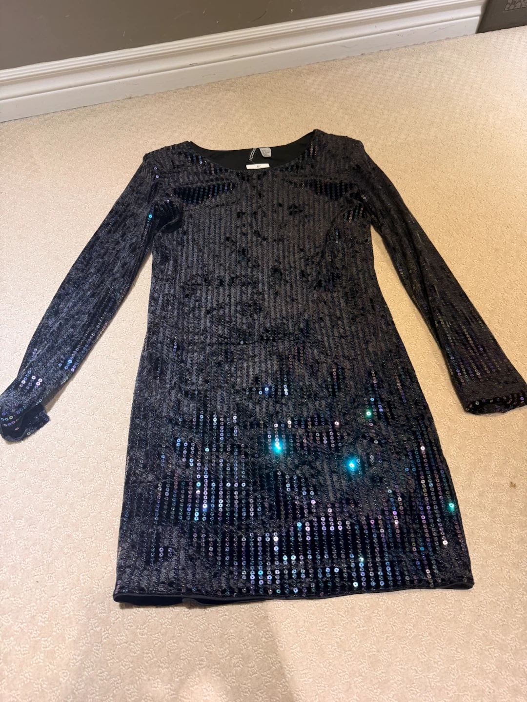 H&M Divided Black Sequin Dress (best offer you can do)