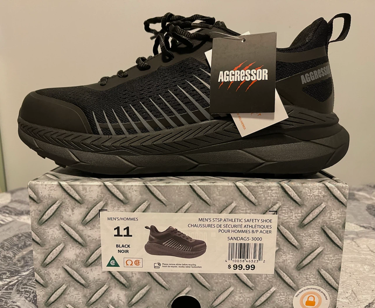 Brandnew Aggressor Men's STSP Athletic Safety Shoe - photo 3