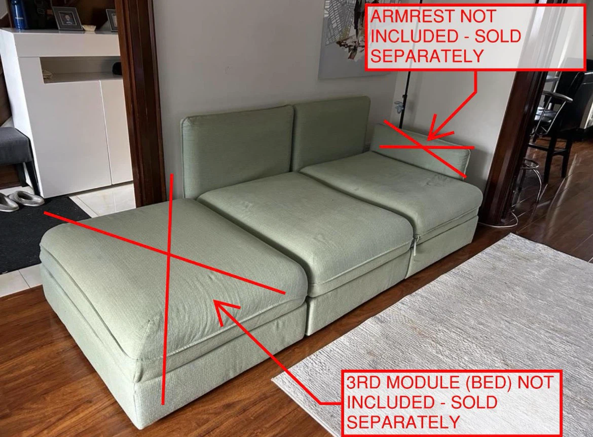 2-Module Sofa - photo 3