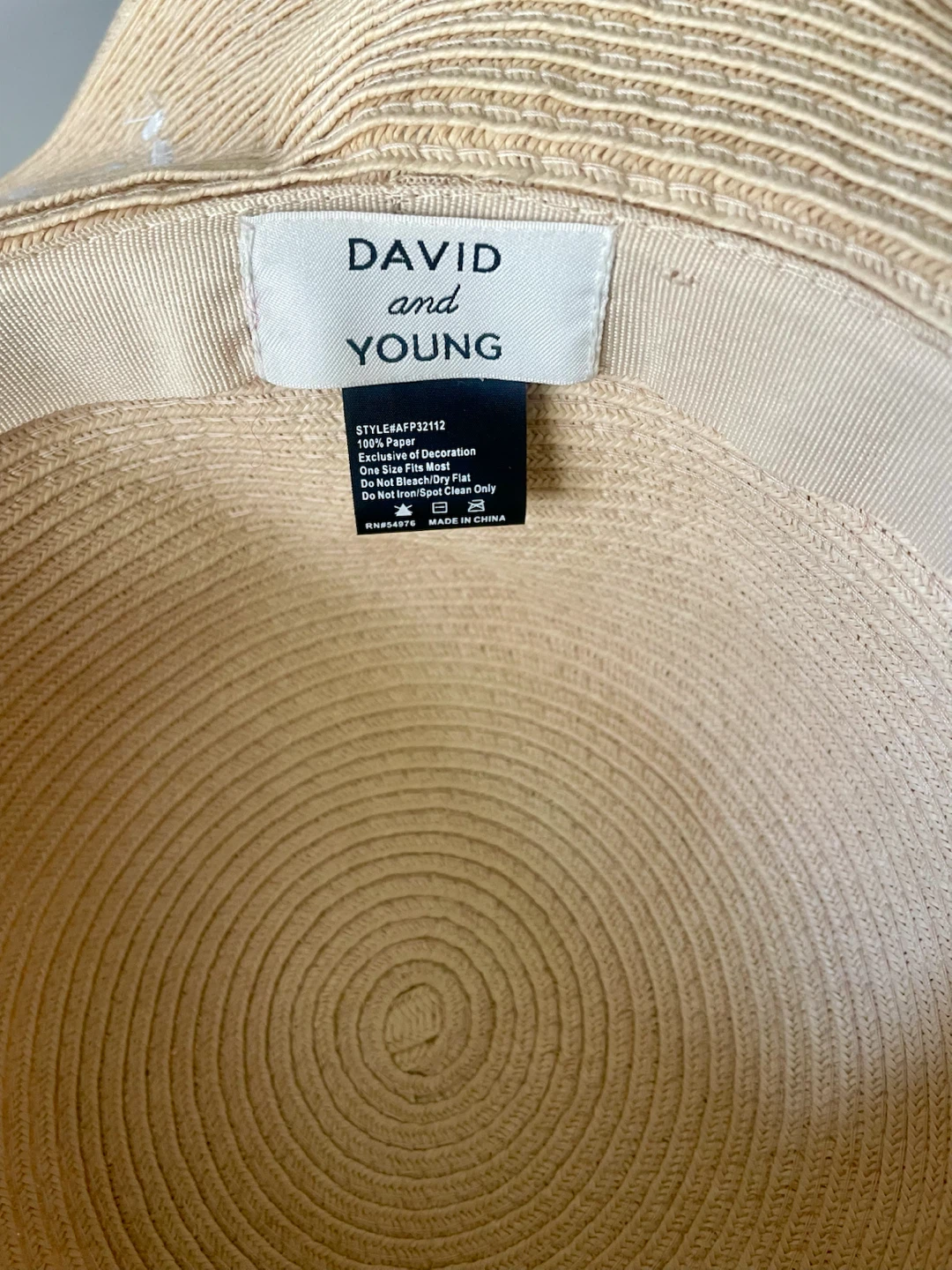 David & Young “Beach Please!” Oversized Sun Hat - photo 4