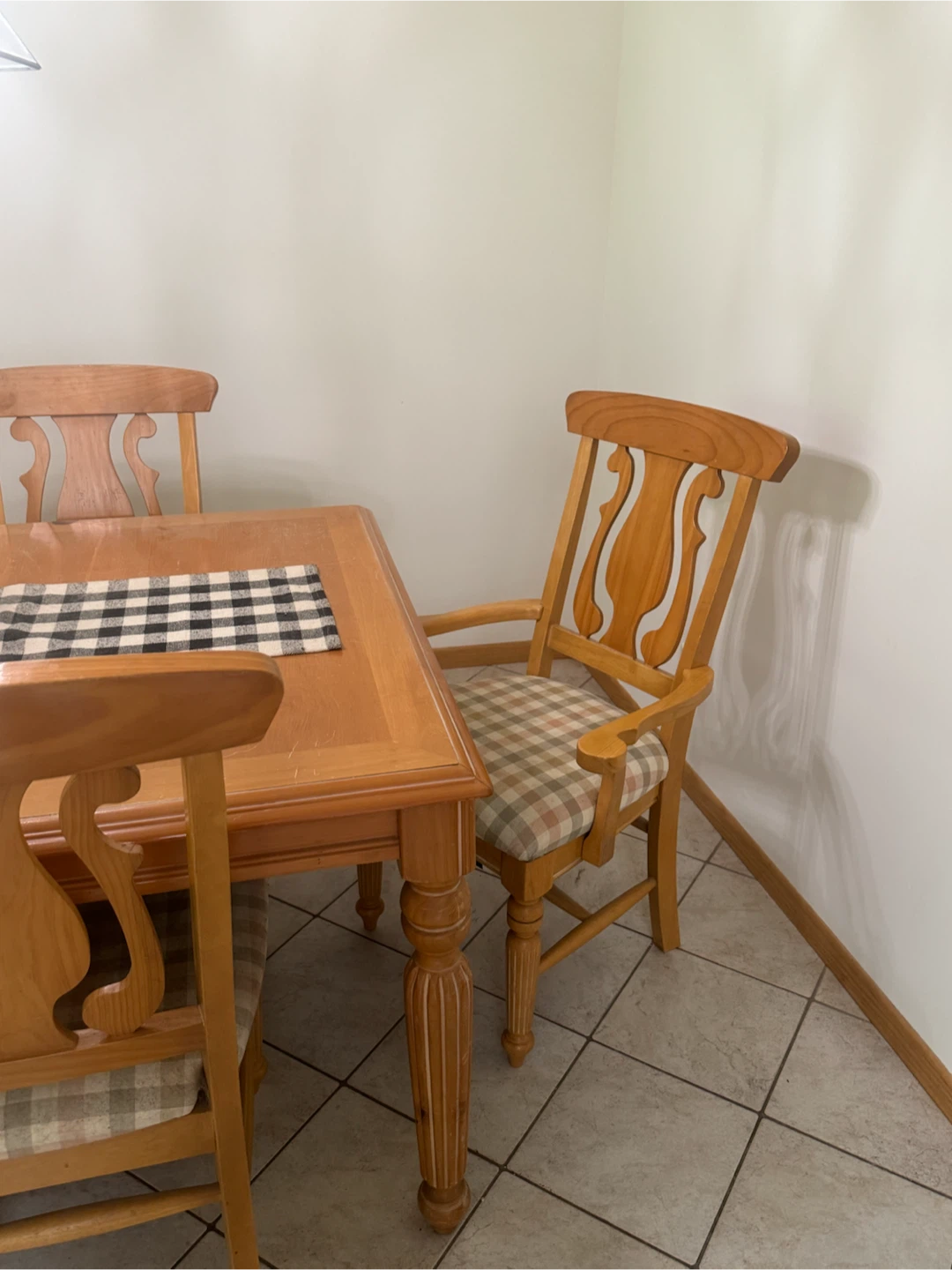 Pine Dining set  with 8 Chairs