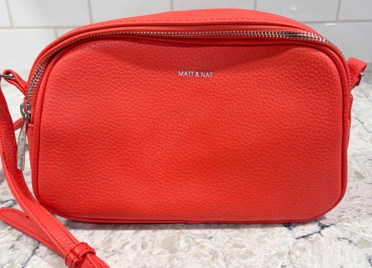 Womens Matt & Nat Coral Vegan Leather Crossbody Purse - photo 2