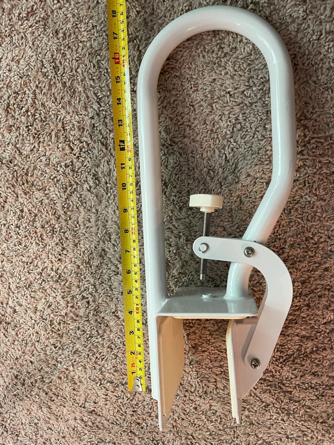 White Bathtub Grab Bar - photo 3