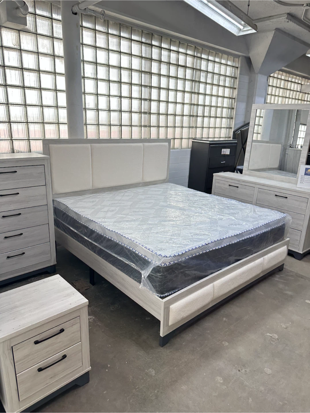 Royal Brand King Size Bed Frame with Headboard